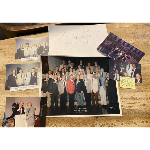 Vintage Pearl Harbor & VC-27 Saints Reunion Photos - Picture 2 of 8